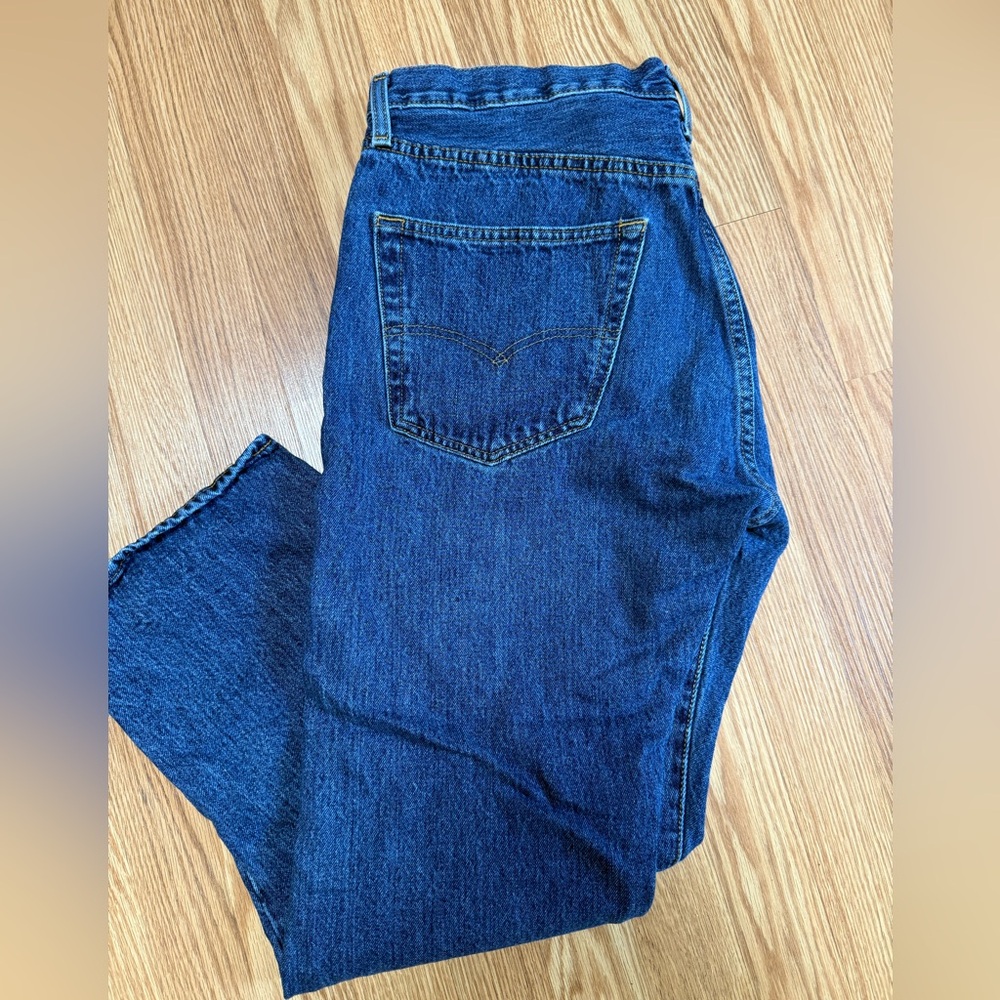 Levi's 501 Men's Blue Jeans 36x29 - Picture 5 of 5